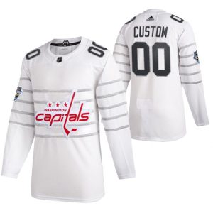 2020 NHL All Star Washington Capitals Trikot #00 Benutzerdefinierte Weiß